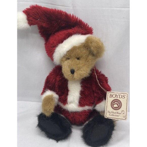 Boyds Bears Mr Kringlebeary 12” Musical Christmas Work Plush 2004 Stuffed Animal - Picture 1 of 16